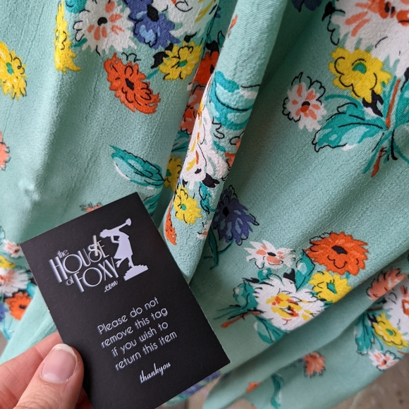 SOLDNWT House of Foxy 30s Ava Tea Dress Love Story - Picture 4 of 9